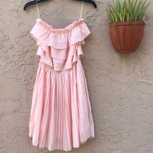 Fab Ruffled Strapless Romeo & Juliet Couture Dress